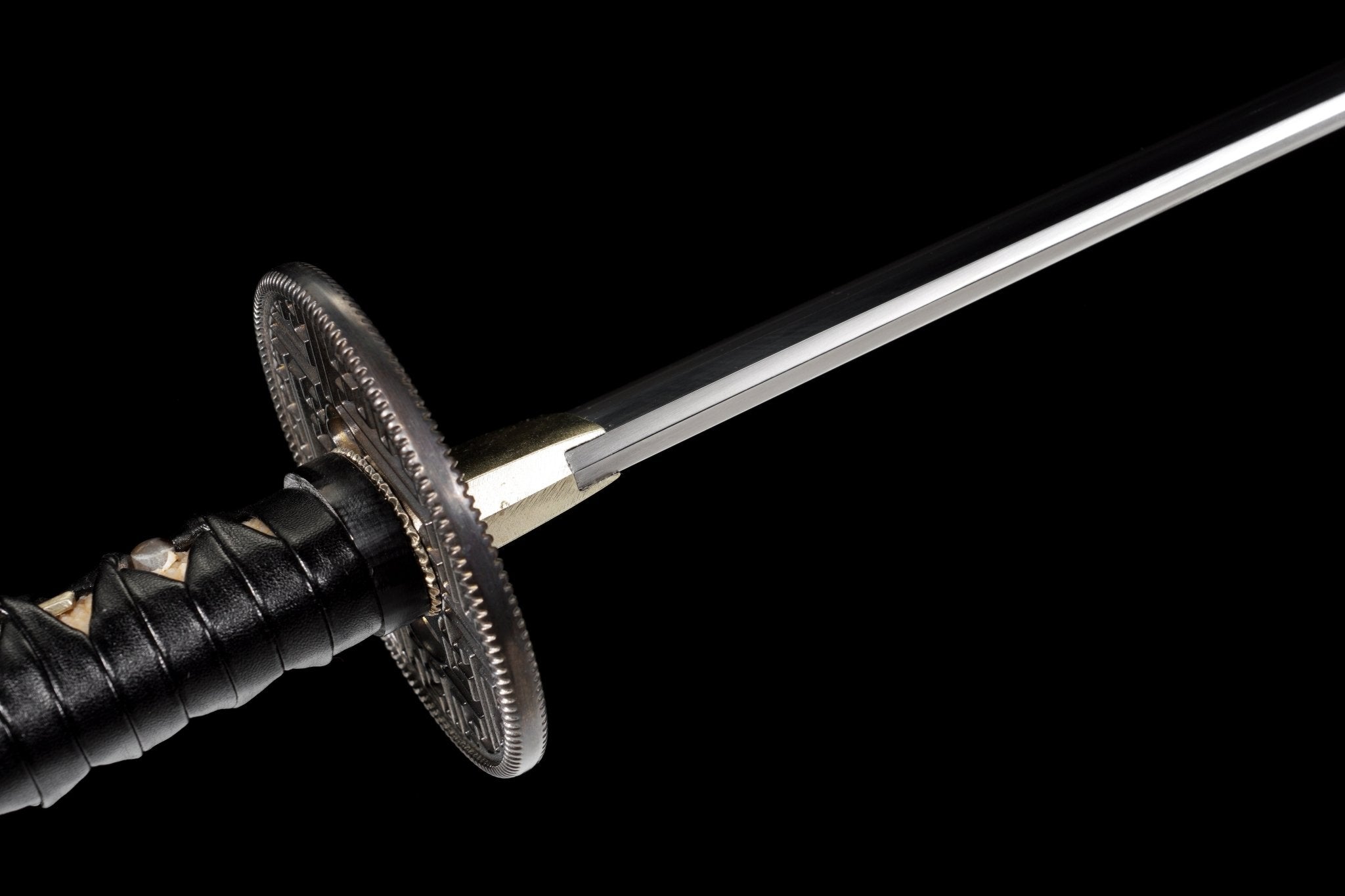 Performance Katana Manji Sukashi High Carbon Clay Tempered Tenshō Koshirae 萬字 | KatanaSwordArt Katana For Sale 2025