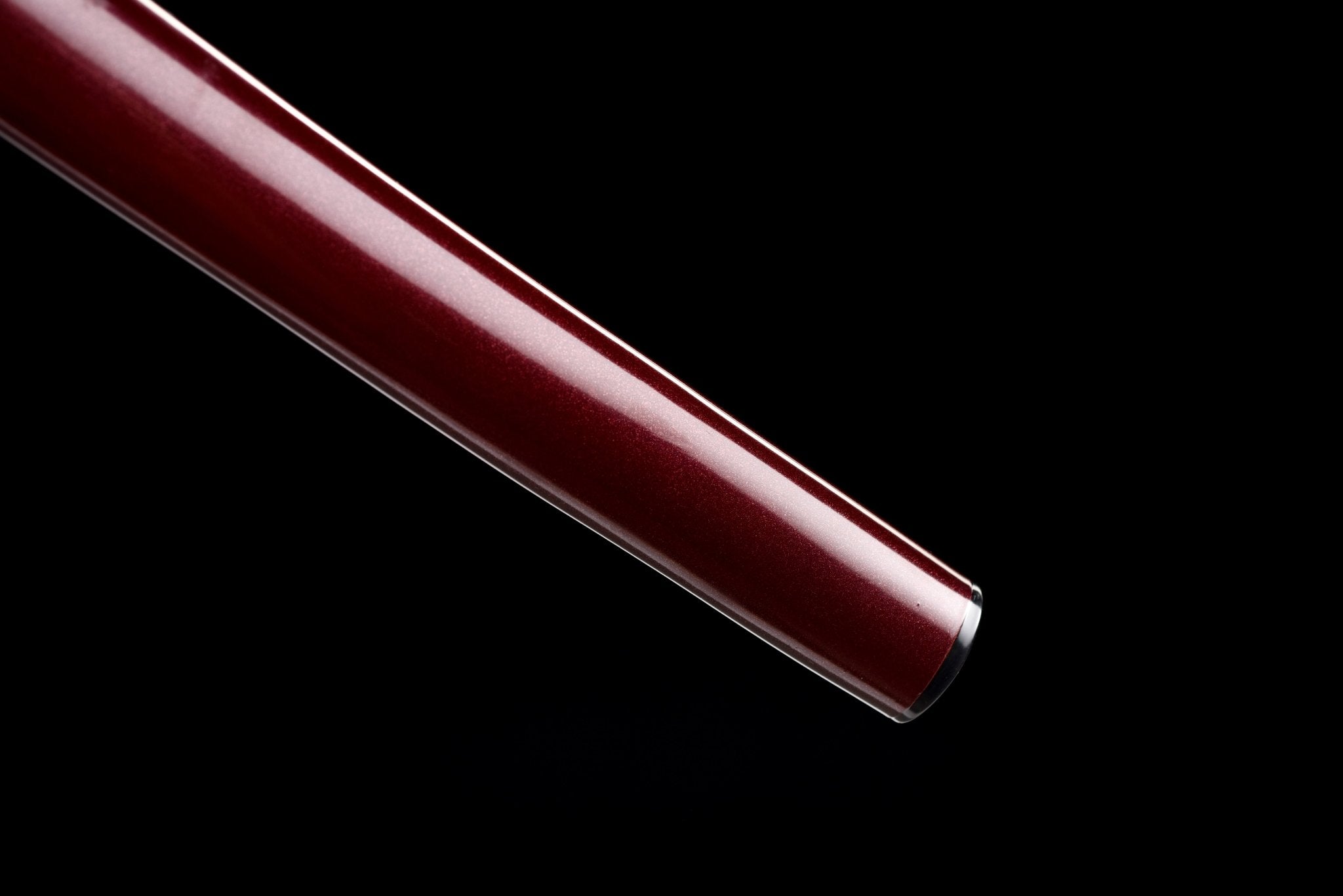 Performance Katana Pale Moon High Carbon Clay Tempered Red Saya 淡月 | KatanaSwordArt Katana For Sale 2025