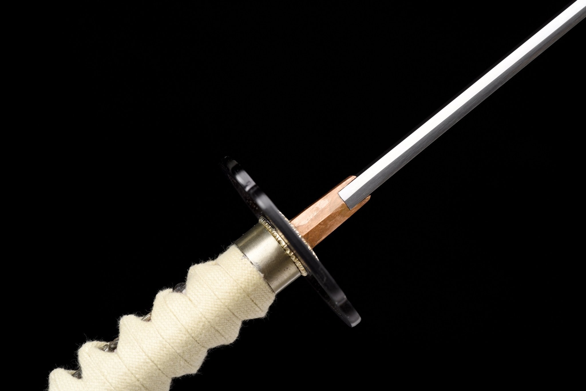 Performance Katana Pale Moon High Carbon Clay Tempered Red Saya 淡月 | KatanaSwordArt Katana For Sale 2025