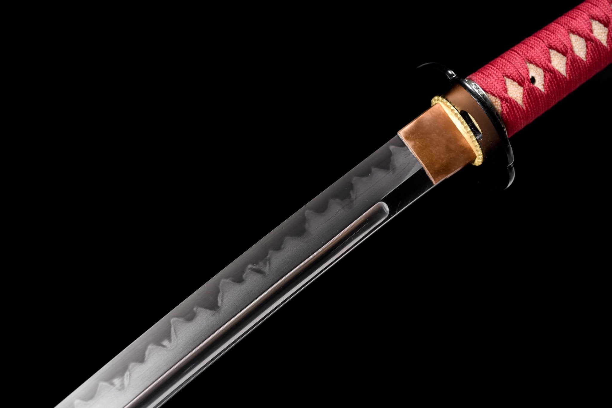 Performance Katana Shin Flame High Carbon Clay Tempered Black Saya 真焰 | KatanaSwordArt Katana For Sale 2025