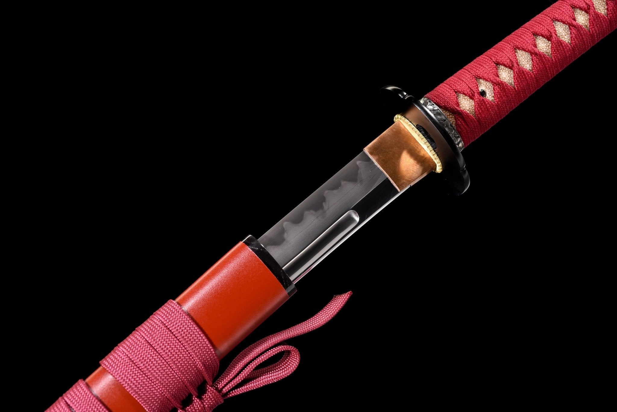 Performance Katana Shin Flame High Carbon Clay Tempered Black Saya 真焰 | KatanaSwordArt Katana For Sale 2025