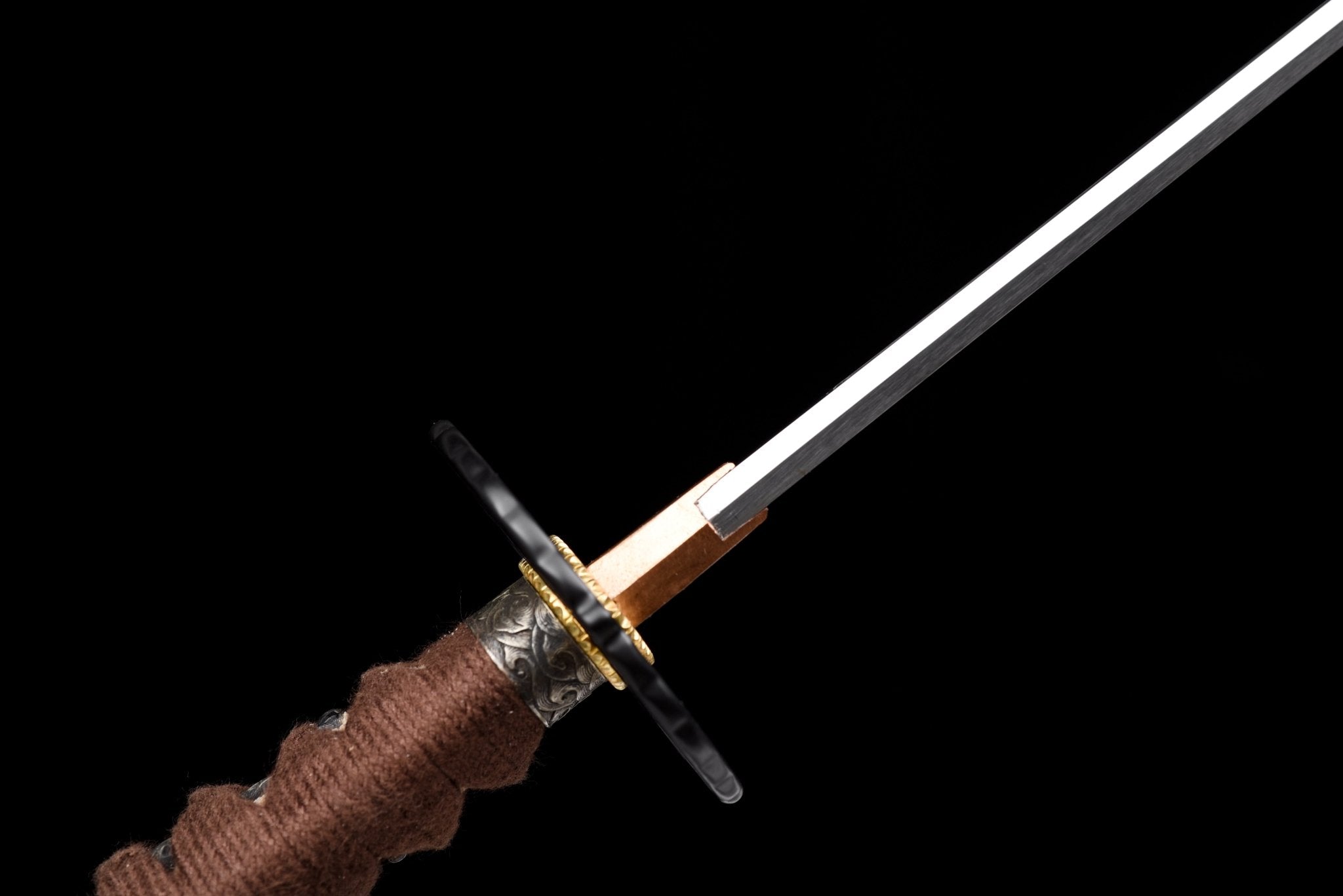 Performance Katana Silent Wave High Carbon Clay Tempered Black Saya 靜浪 | KatanaSwordArt Katana For Sale 2025