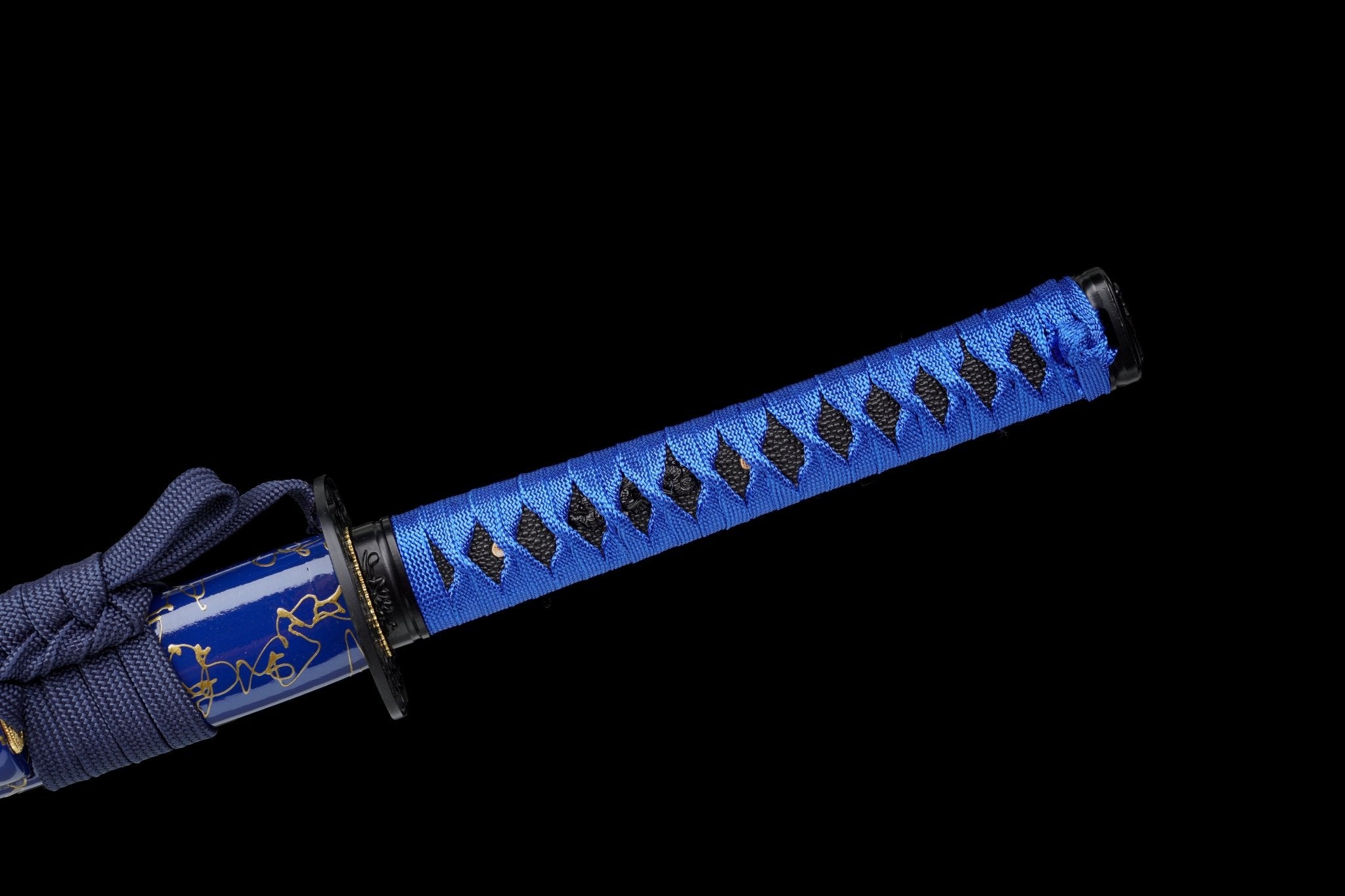 Wooden Katana Azure Flowing Blue Saya 蒼流 | KatanaSwordArt Wooden Katana For Sale 2025