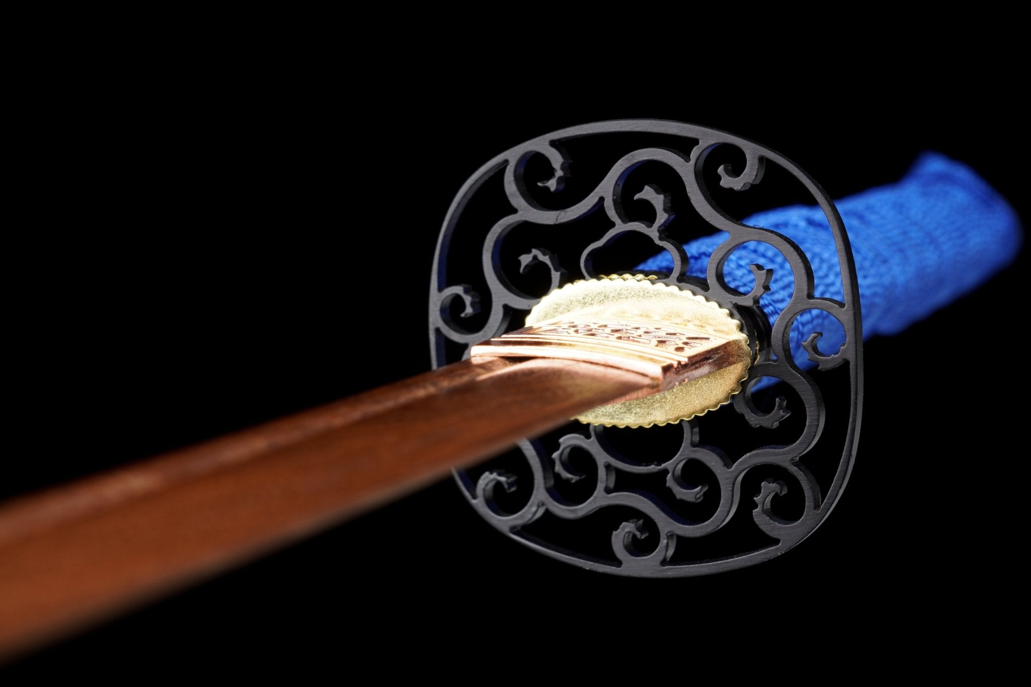 Wooden Katana Azure Flowing Blue Saya 蒼流 | KatanaSwordArt Wooden Katana For Sale 2025
