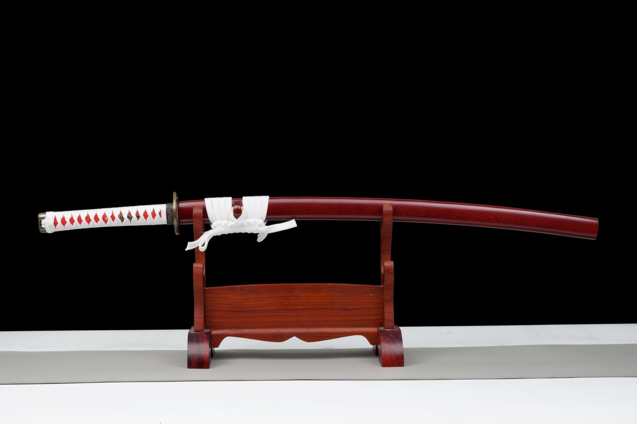 Wooden Katana Crimson Spirit Red Saya 朱靈 | KatanaSwordArt Wooden Katana For Sale 2025