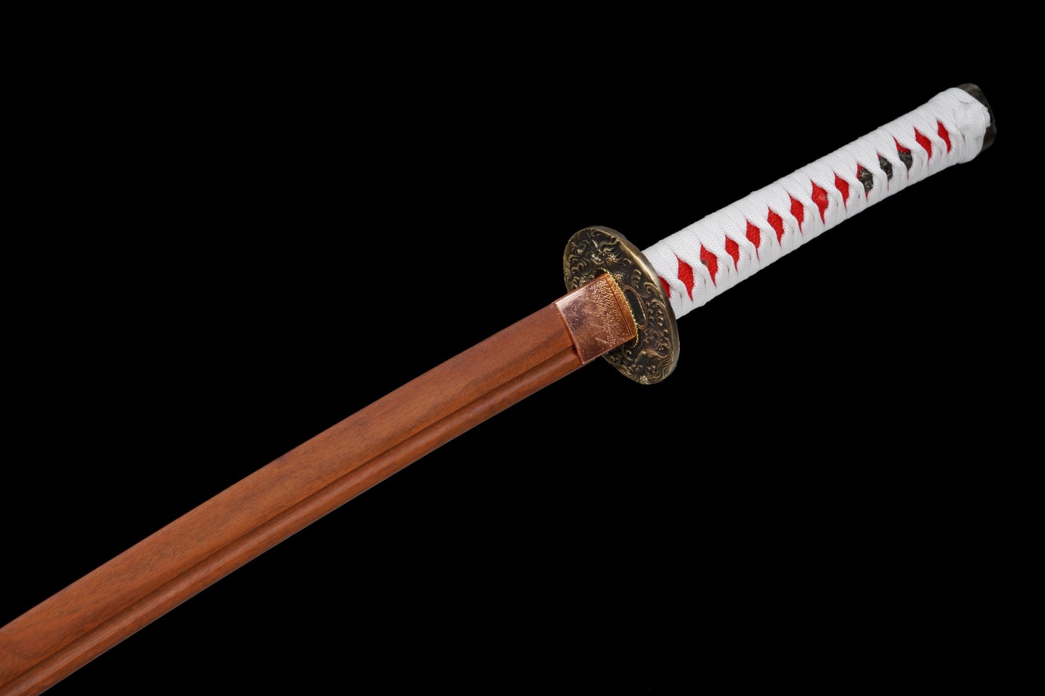 Wooden Katana Crimson Spirit Red Saya 朱靈 | KatanaSwordArt Wooden Katana For Sale 2025