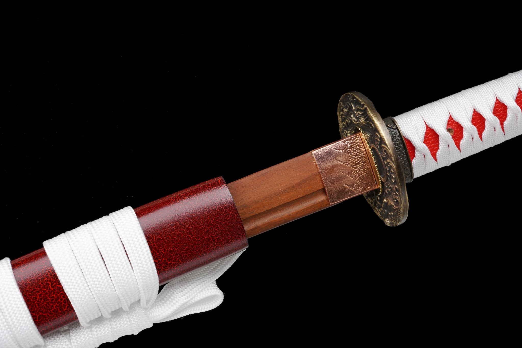 Wooden Katana Crimson Spirit Red Saya 朱靈 | KatanaSwordArt Wooden Katana For Sale 2025