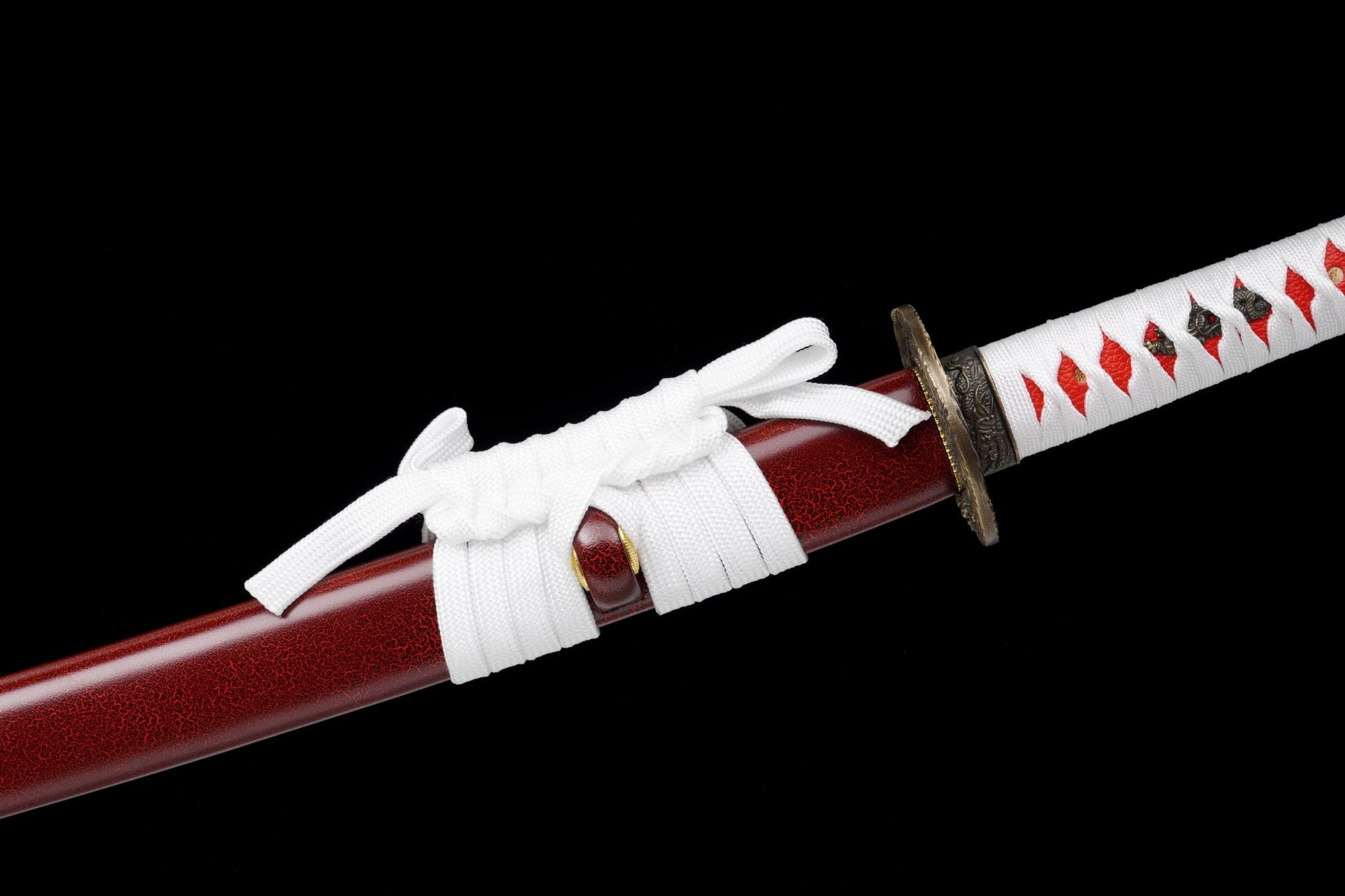 Wooden Katana Crimson Spirit Red Saya 朱靈 | KatanaSwordArt Wooden Katana For Sale 2025