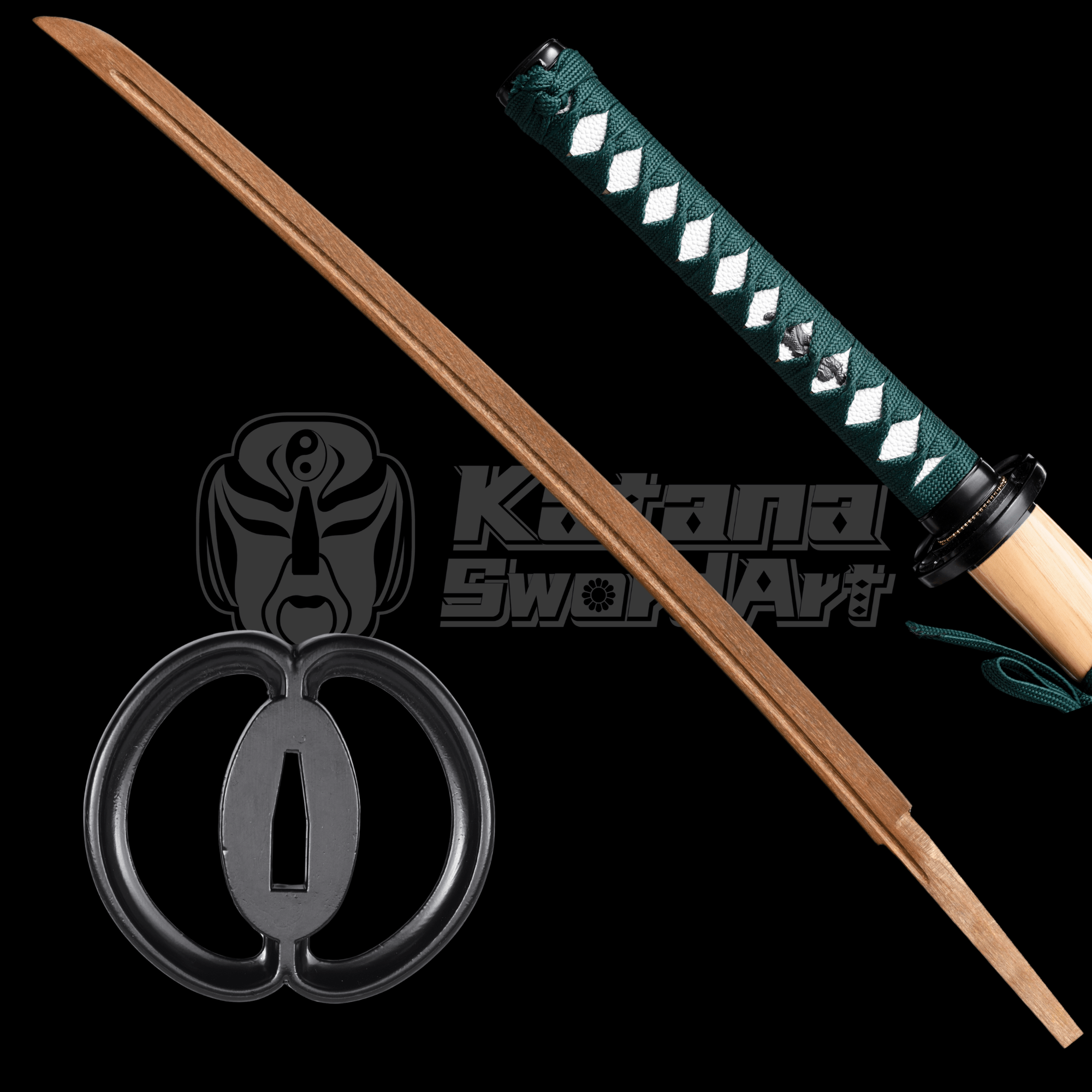 Wooden Katana Cuichuan Green River 翠川 | KatanaSwordArt Wooden Katana For Sale 2025