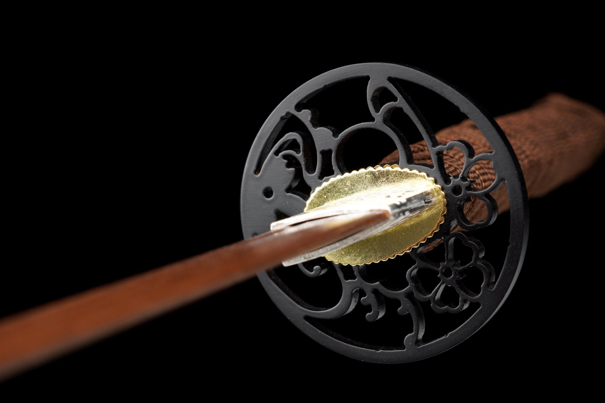 Wooden Katana Ember Leaf Gold Flecked Saya 燼葉 | KatanaSwordArt Wooden Katana For Sale 2025