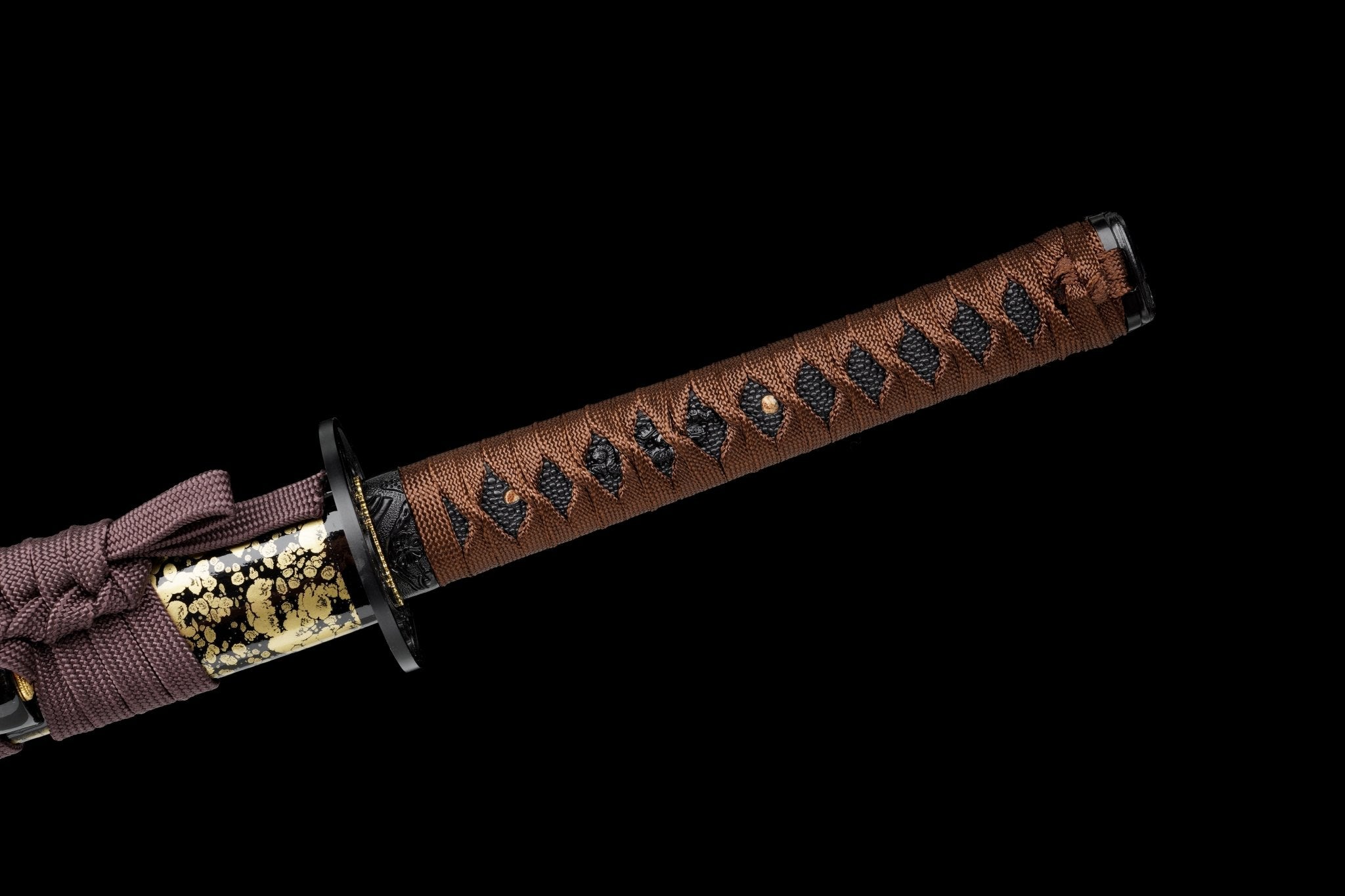 Wooden Katana Ember Leaf Gold Flecked Saya 燼葉 | KatanaSwordArt Wooden Katana For Sale 2025