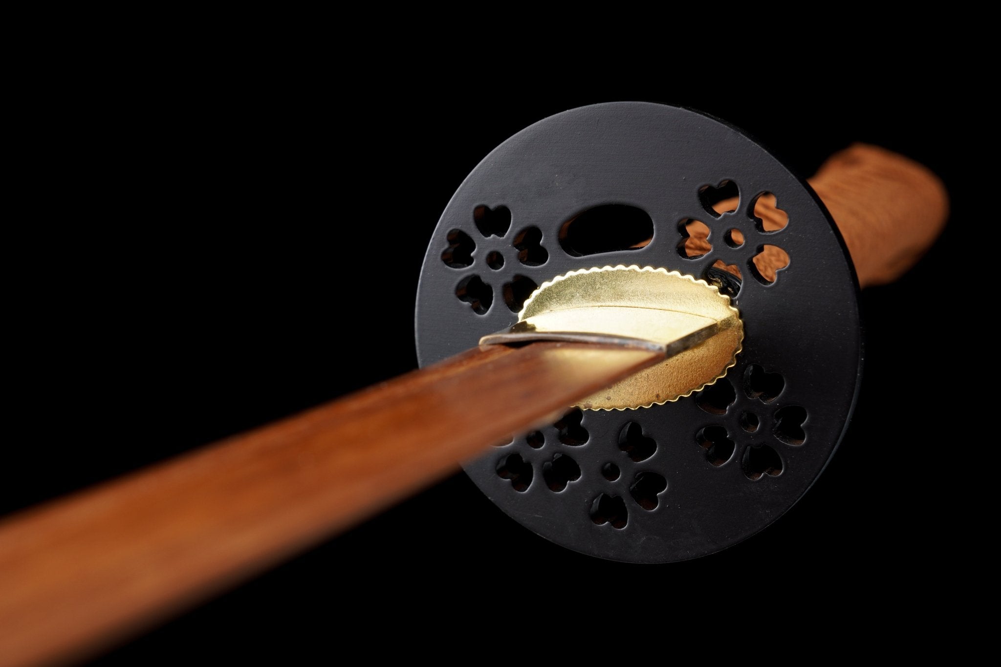 Wooden Katana Ember Orange Speckle Saya 燼刃 | KatanaSwordArt Wooden Katana For Sale 2025