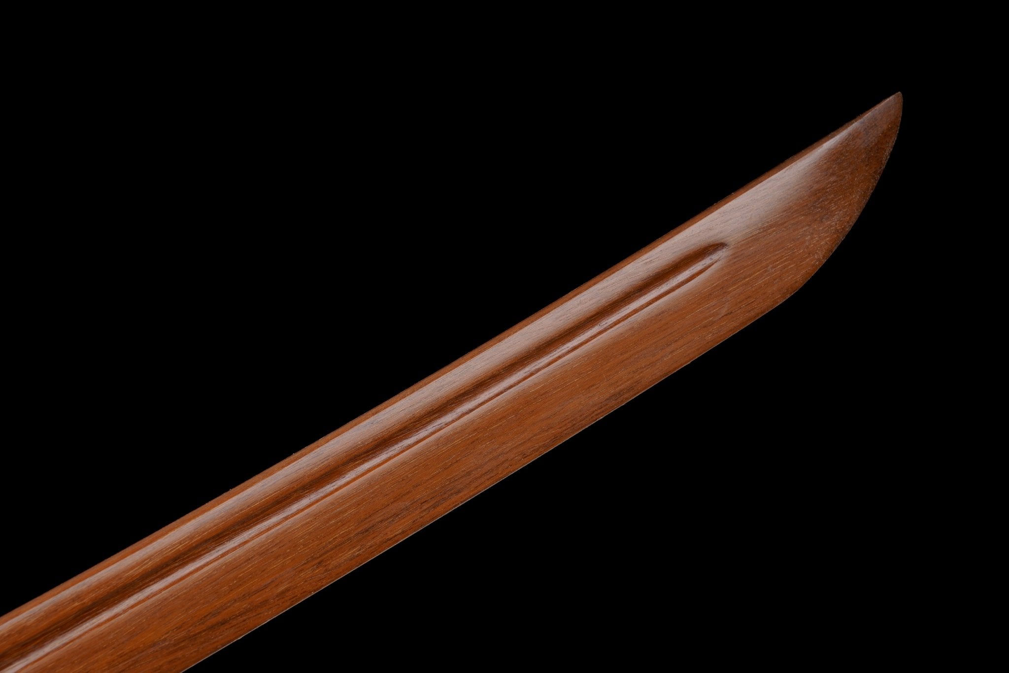 Wooden Katana Kagutsuchi Red Speckled Saya 炎刃 | KatanaSwordArt Wooden Katana For Sale 2025