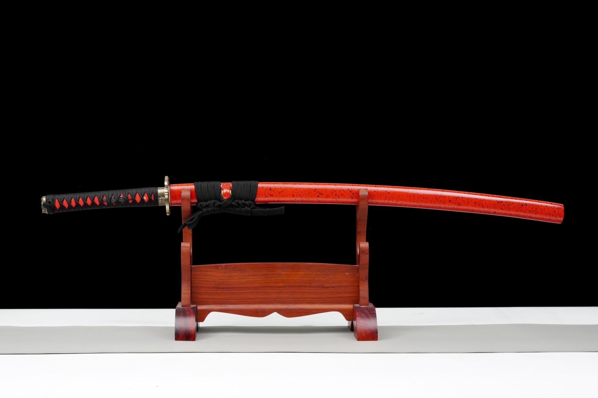 Wooden Katana Scarlet Demon Crimson Lacquer Saya 緋鬼 | KatanaSwordArt Wooden Katana For Sale 2025