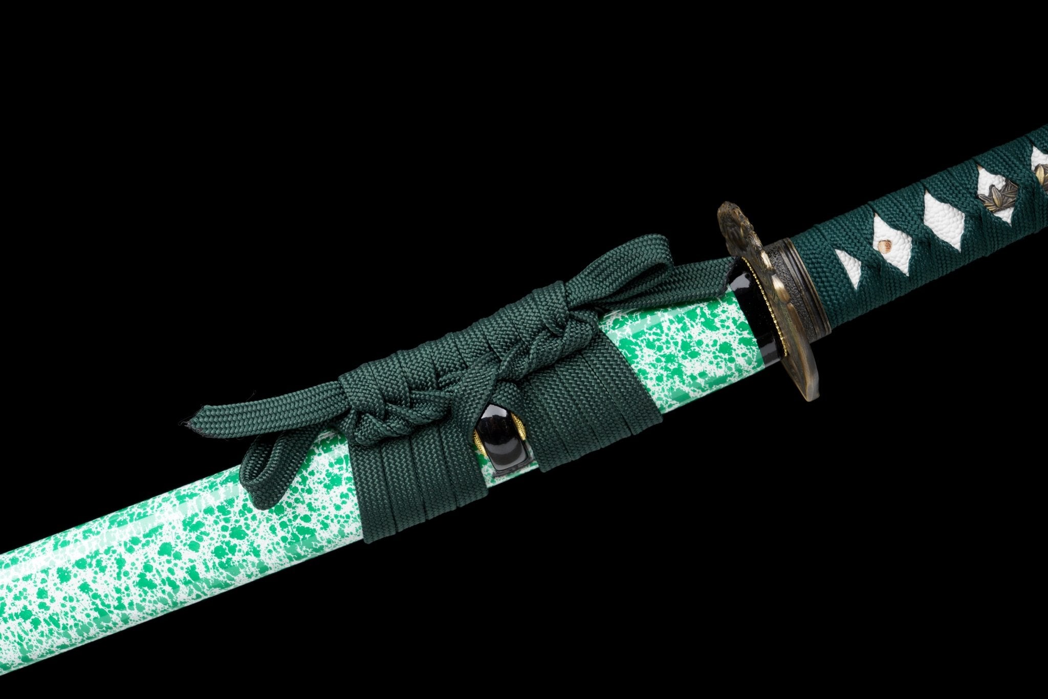 Wooden Katana Verdance Green Saya 翠影 | KatanaSwordArt Wooden Katana For Sale 2025