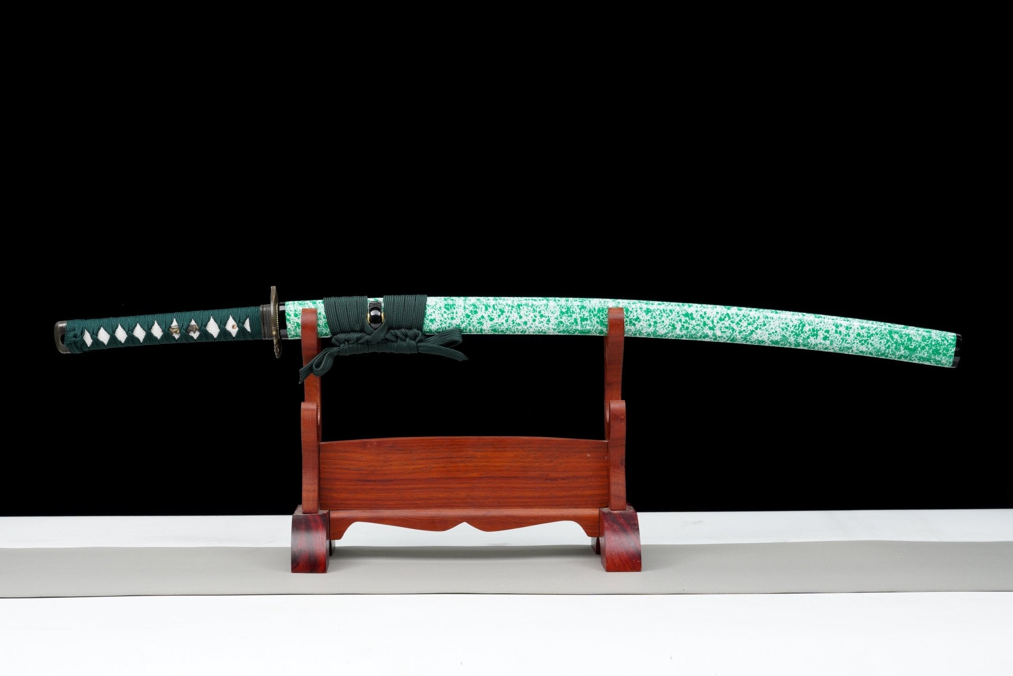 Wooden Katana Verdance Green Saya 翠影 | KatanaSwordArt Wooden Katana For Sale 2025