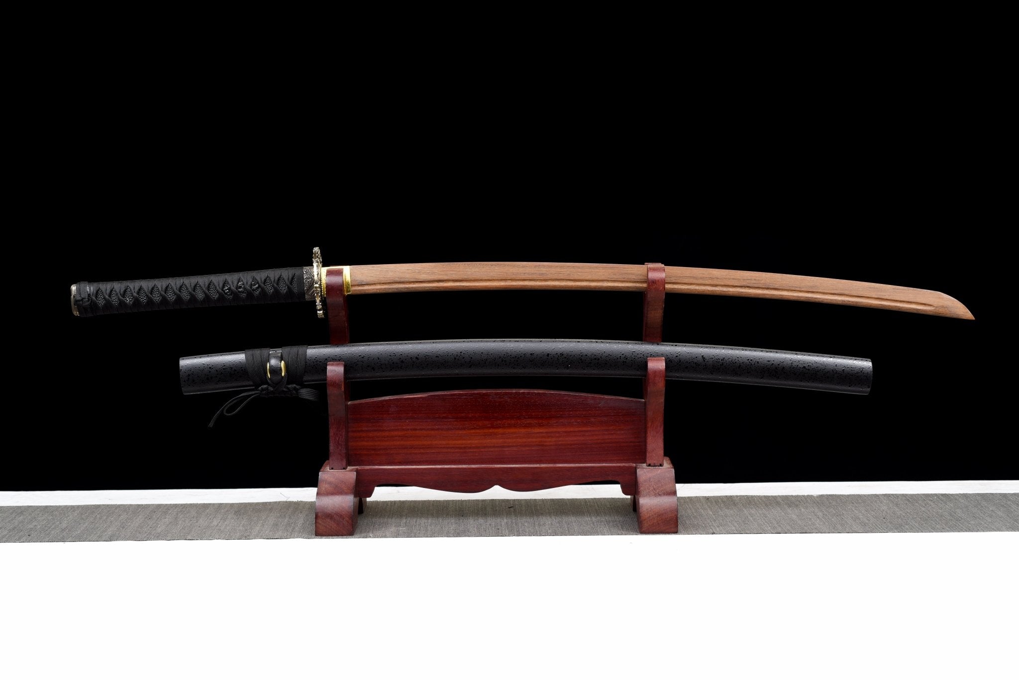 Wooden Katana XuanYing Black Sakura 玄桜 | KatanaSwordArt Wooden Katana For Sale 2025