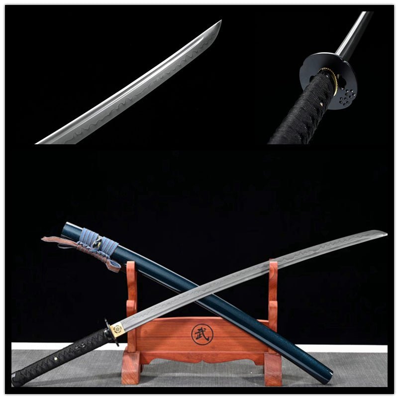 Katana Baotu T10 Clay Tempered Blue Saya 暴徒 | KatanaSwordArt Katana For Sale 2025