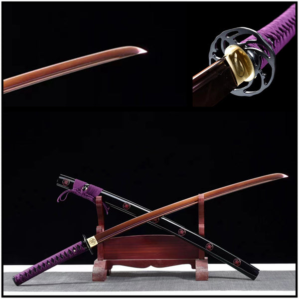 Katana Bauhinia Spring Steel Red Blade 紫荊花 For Sale | KatanaSwordArt Japanese Katana