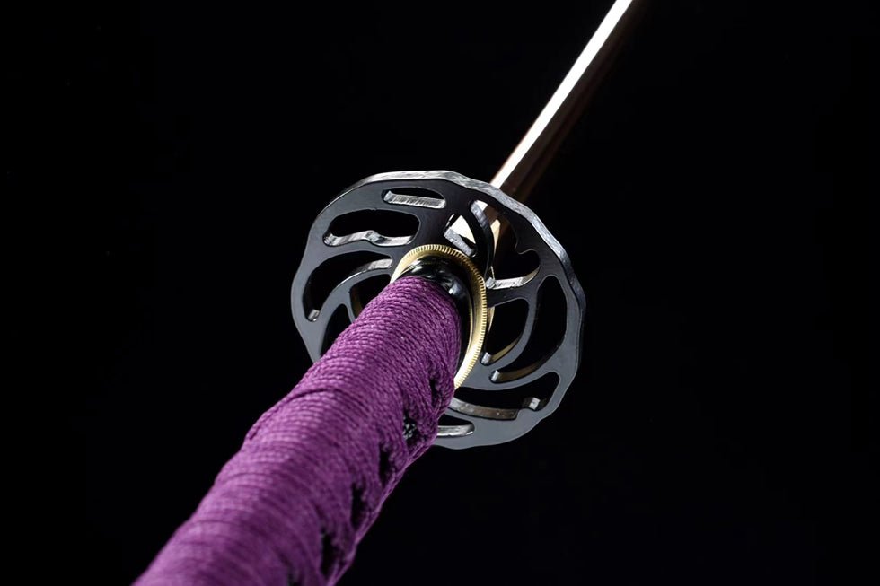 Katana Bauhinia Spring Steel Red Blade 紫荊花 | KatanaSwordArt Katana For Sale