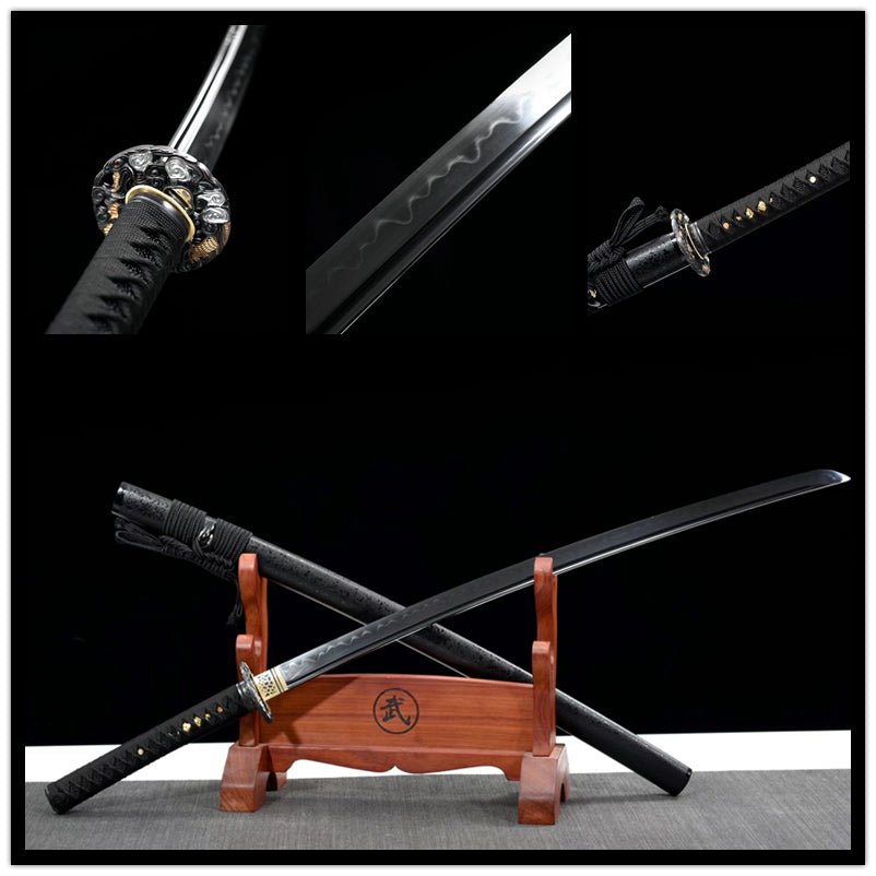 Katana Black Wing T10 Clay Tempered 黑翼 | KatanaSwordArt Katana For Sale 2025