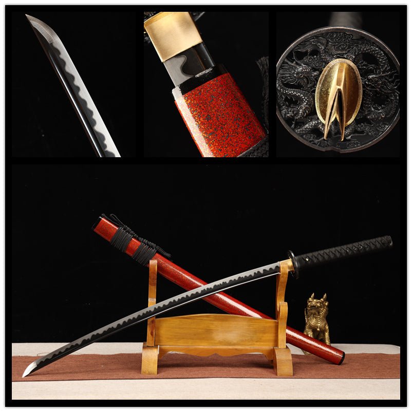Katana Canglong Manganese Steel Red Saya 藏龍 | KatanaSwordArt Katana For Sale 2025