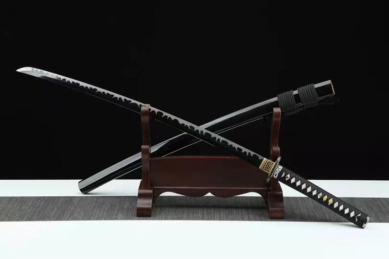 Katana ChaoFeng Manganese Steel Black Blade 嘲風 For Sale | KatanaSwordArt Japanese Katana