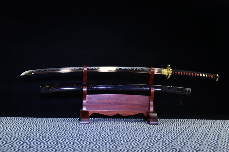 Katana Chijin T10 Carbon Black Saya 赤金 | KatanaSwordArt Katana For Sale 2025