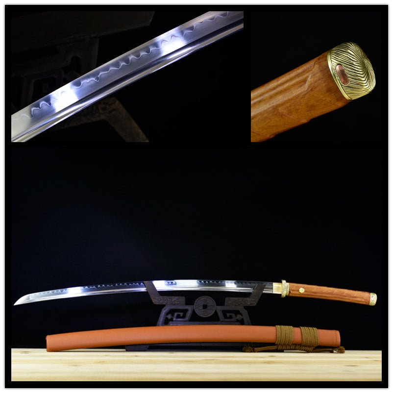Katana Yucun T10 Clay Tempered Yellow Saya 雨村 | KatanaSwordArt Katana For Sale 2025