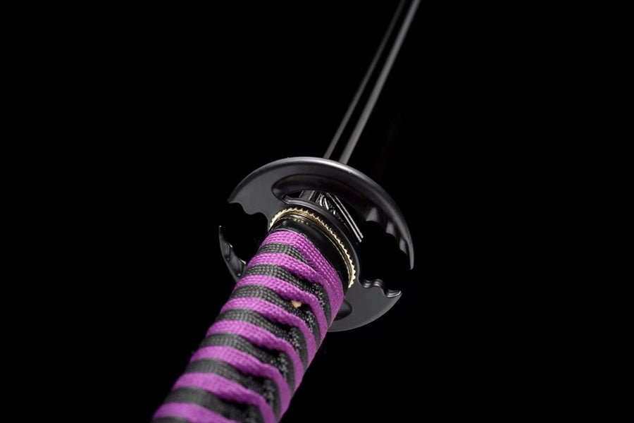 Katana Demon Slayer Medium Carbon Steel Black Blade 鬼滅の刃 | KatanaSwordArt Katana For Sale