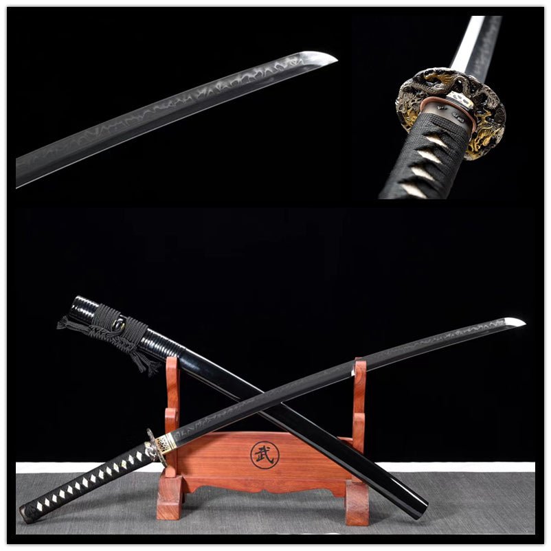 Katana Dragon King Tsuba T10 Clay Tempered 龍王 | KatanaSwordArt Katana For Sale 2025