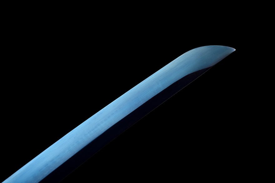 Katana Geranosaurus Spring Steel Blue Blade 鶴龍 | KatanaSwordArt Katana For Sale