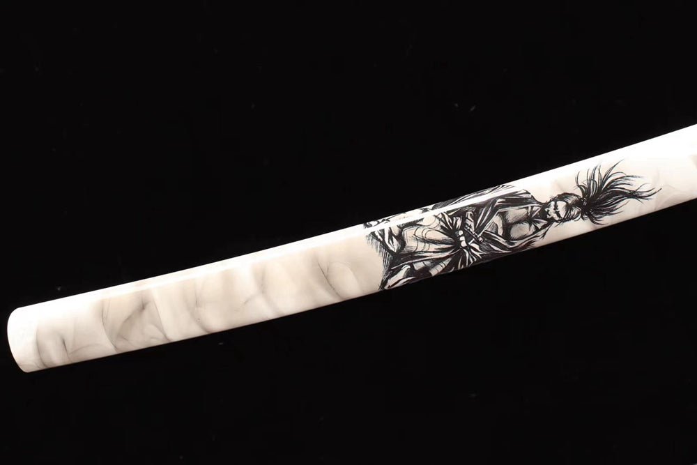Katana Gongben T10 Clay Tempered White Saya 宮本君 | KatanaSwordArt Katana For Sale 2025