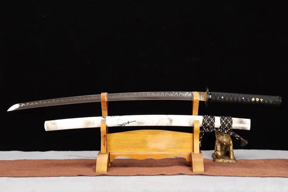Katana Gongben T10 Clay Tempered White Saya 宮本君 | KatanaSwordArt Katana For Sale 2025
