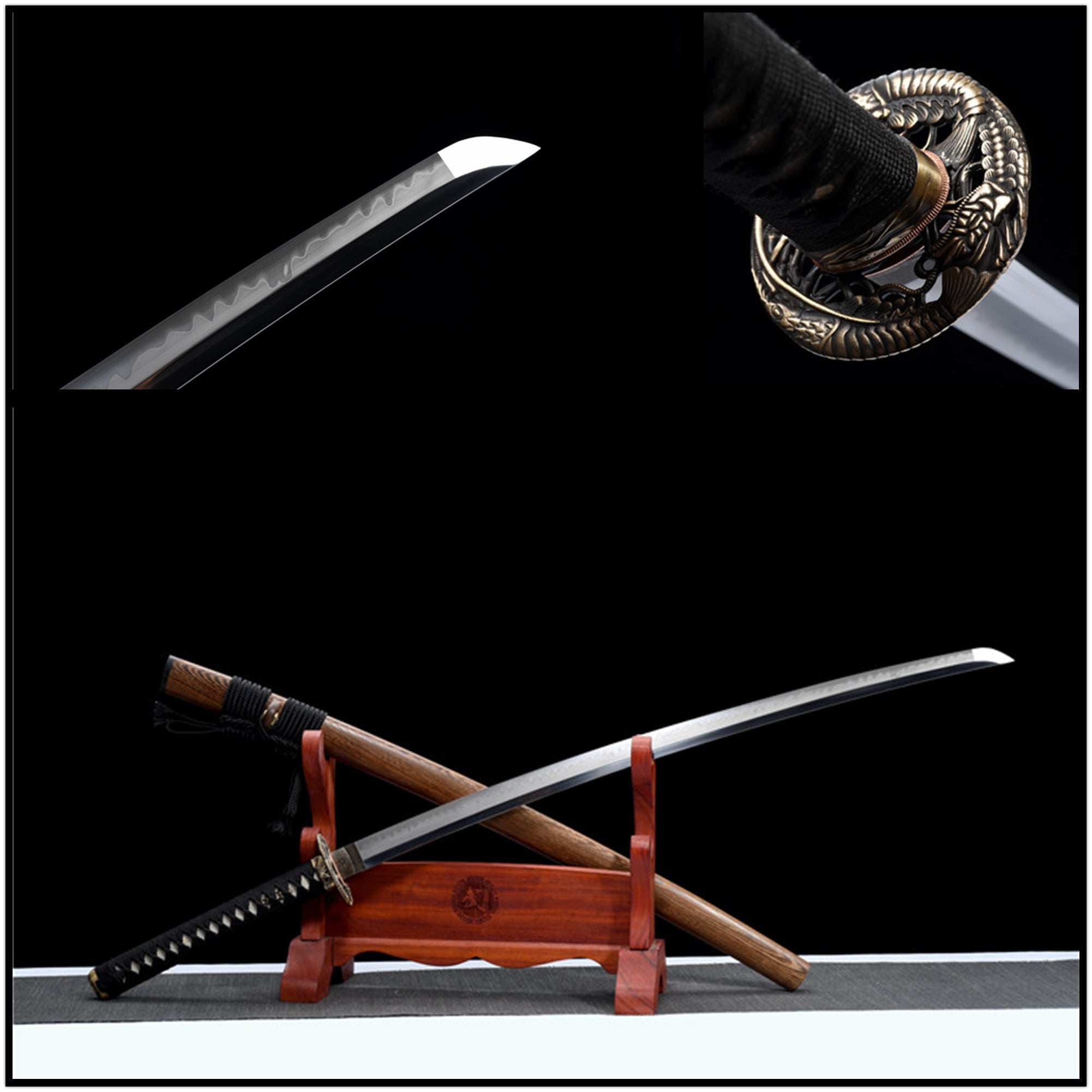 Katana Huangquan T10 Clay Tempered Brown Saya 黃泉 | KatanaSwordArt Katana For Sale 2025