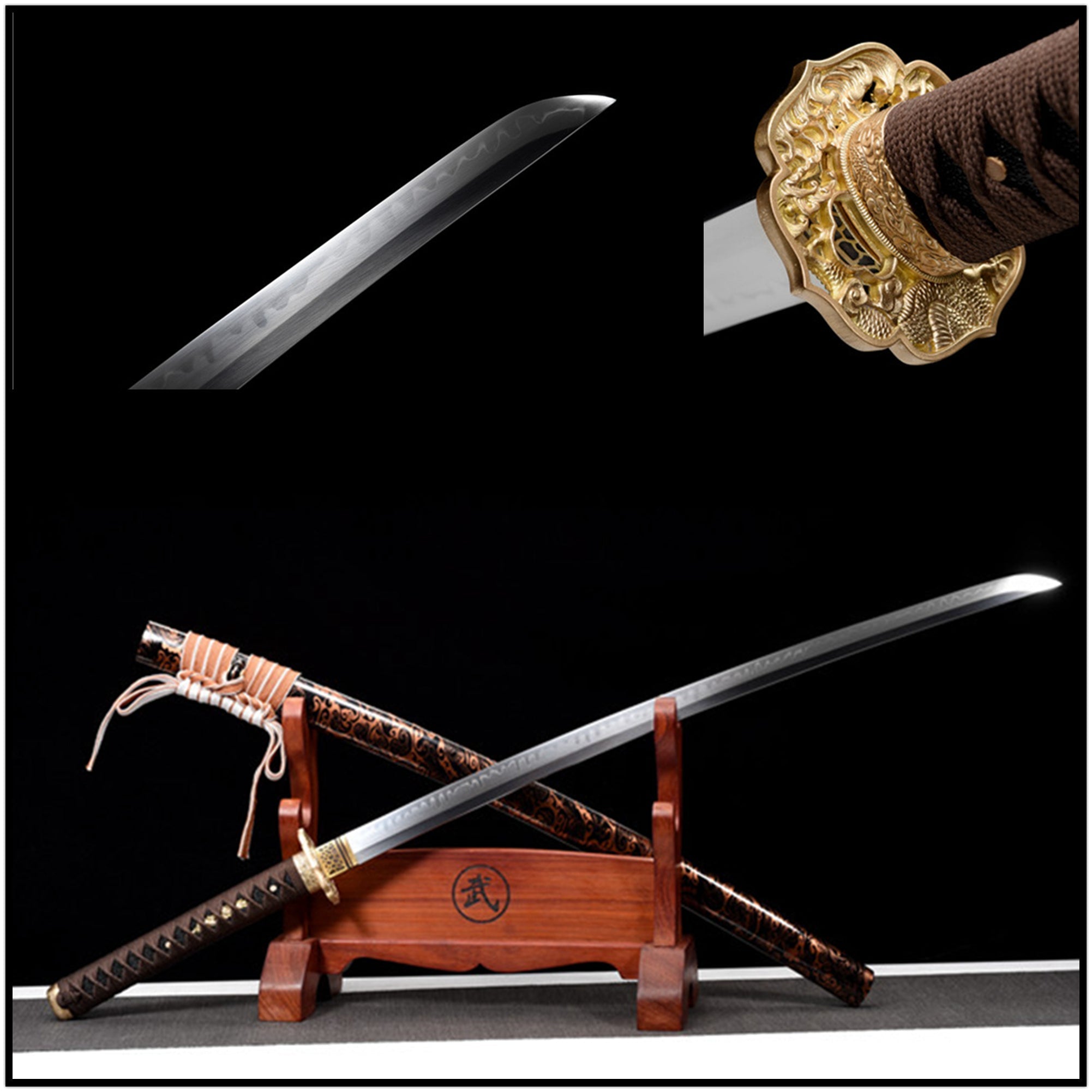 Katana Jialuo T10 Clay Tempered Red Saya 伽羅 | KatanaSwordArt Katana For Sale 2025