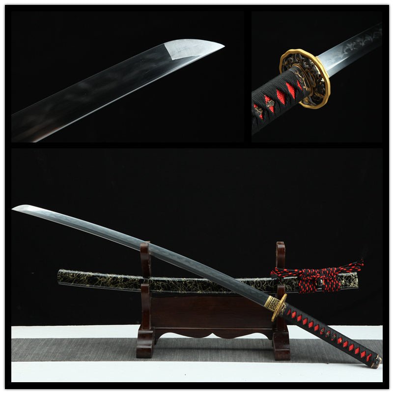 Katana Jiaochadao T10 Clay Tempered Marbling Saya 交叉道 | KatanaSwordArt Katana For Sale 2025
