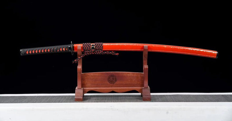 Katana Jinghong Manganese Steel Red Blade 驚虹 For Sale | KatanaSwordArt Japanese Katana