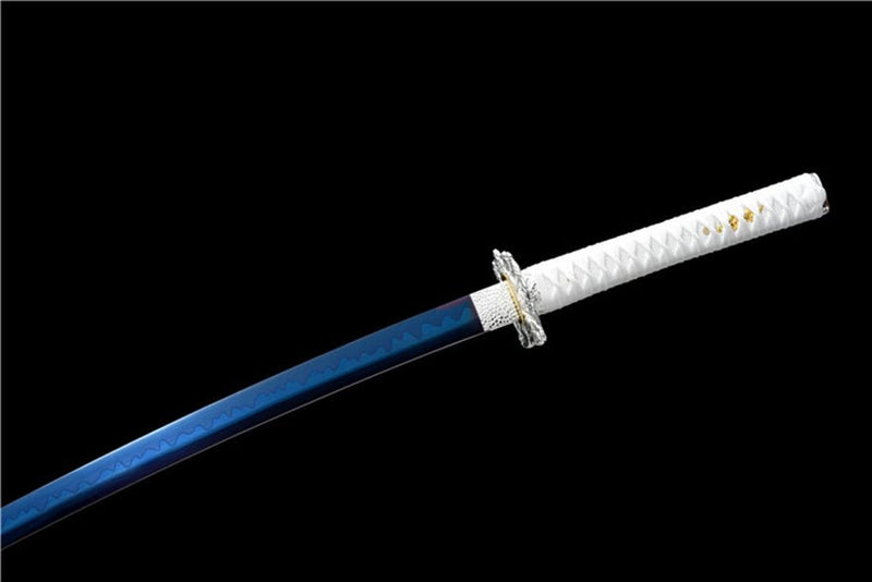 Katana Nightshade Manganese Steel Blue Blade 龍葵 For Sale | KatanaSwordArt Japanese Katana
