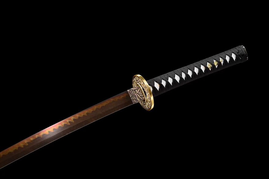 Katana Pinkish Glow T10 Clay Tempered Red Blade 紅霞 | KatanaSwordArt Katana For Sale 2025