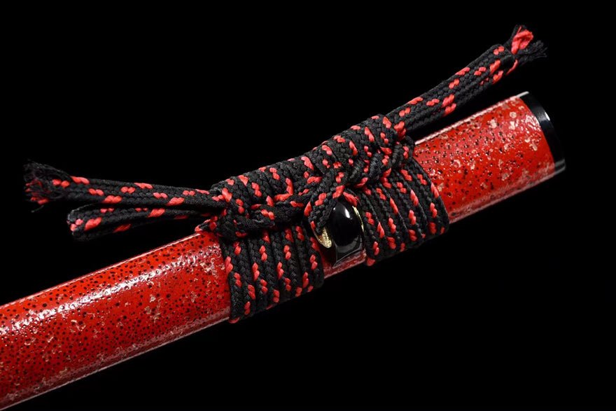 Katana Pinkish Glow T10 Clay Tempered Red Blade 紅霞 | KatanaSwordArt Katana For Sale 2025