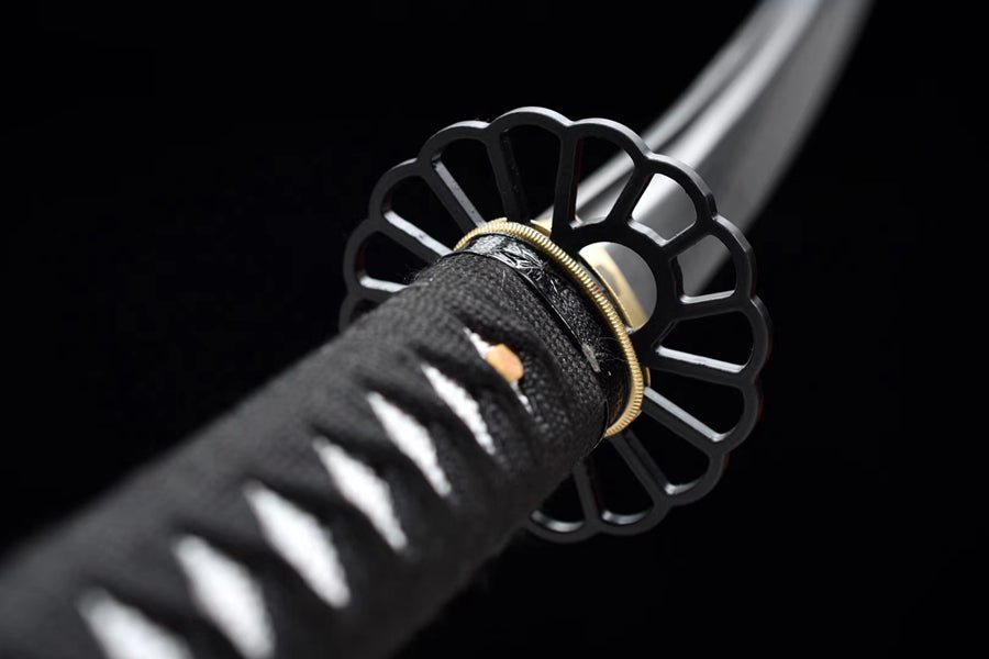 Katana Qingteng T10 Clay Tempered Black Saya 青藤 | KatanaSwordArt Katana For Sale