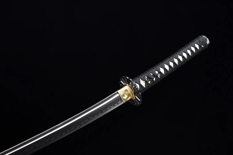 Katana Qingteng T10 Clay Tempered Black Saya 青藤 | KatanaSwordArt Katana For Sale