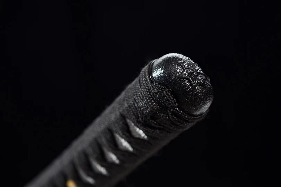 Katana Qingteng T10 Clay Tempered Black Saya 青藤 | KatanaSwordArt Katana For Sale