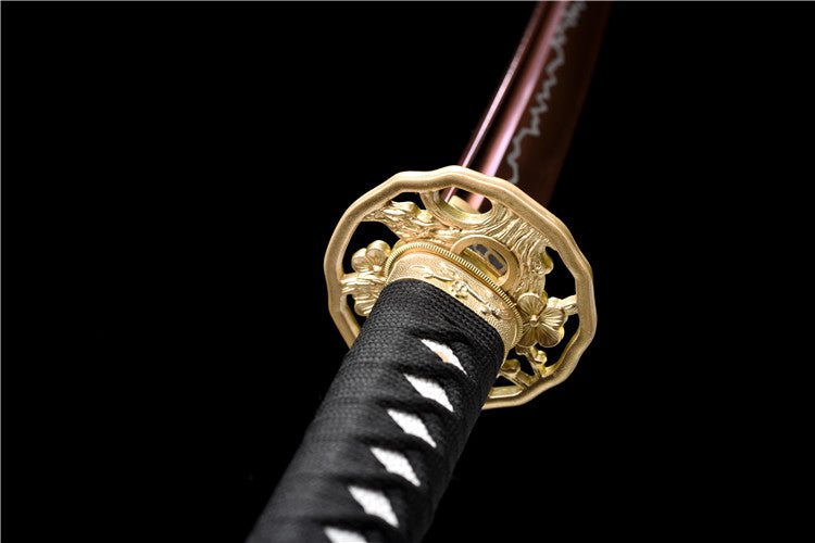 Katana Rose Manganese Steel Purple Blade 玫瑰 | KatanaSwordArt Katana For Sale 2025