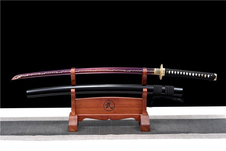 Katana Rose Manganese Steel Purple Blade 玫瑰 | KatanaSwordArt Katana For Sale 2025