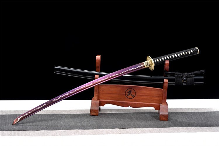 Katana Rose Manganese Steel Purple Blade 玫瑰 | KatanaSwordArt Katana For Sale 2025