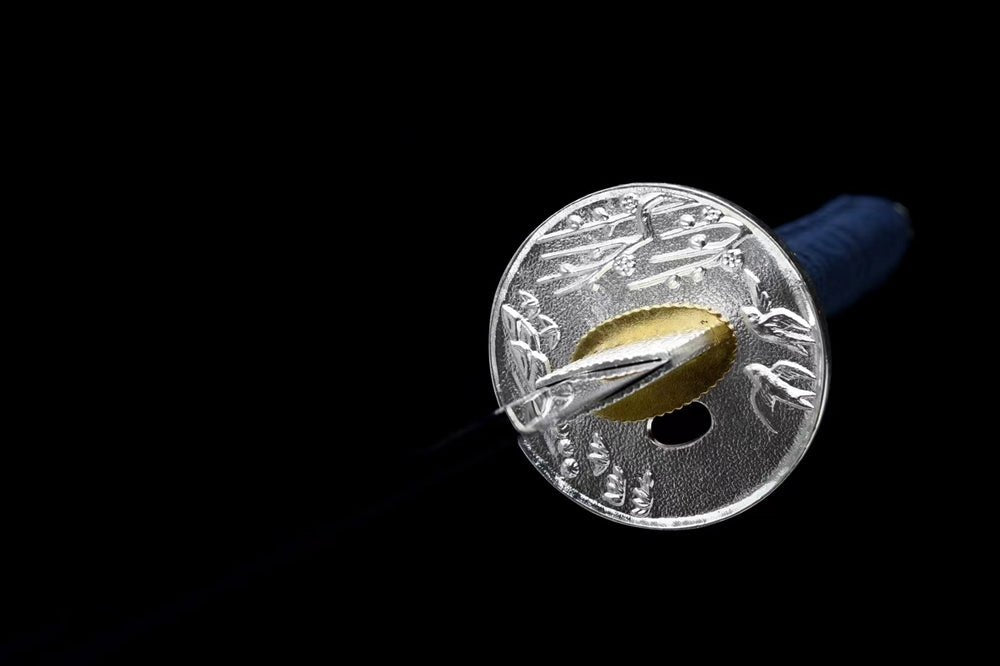 Katana TianYue Spring Steel Blue Blade 天月 | KatanaSwordArt Katana For Sale