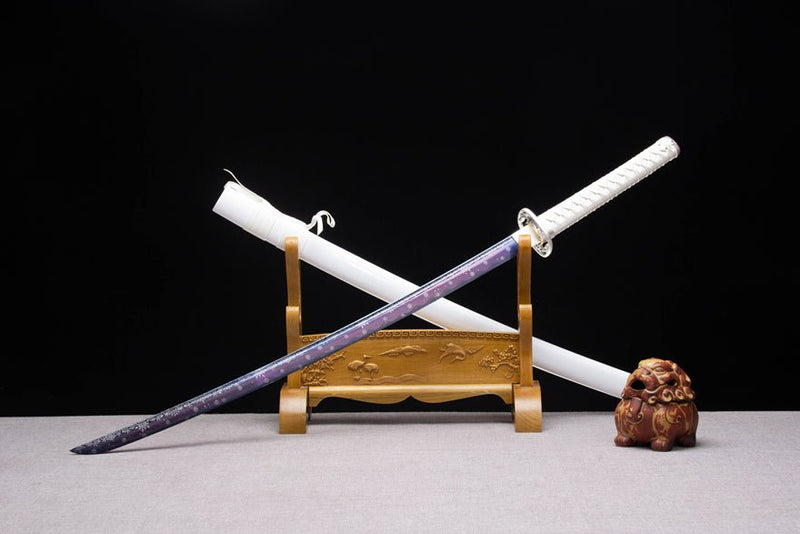 Katana Xuehua Manganese Steel Purple Blade 雪華 For Sale | KatanaSwordArt Japanese Katana