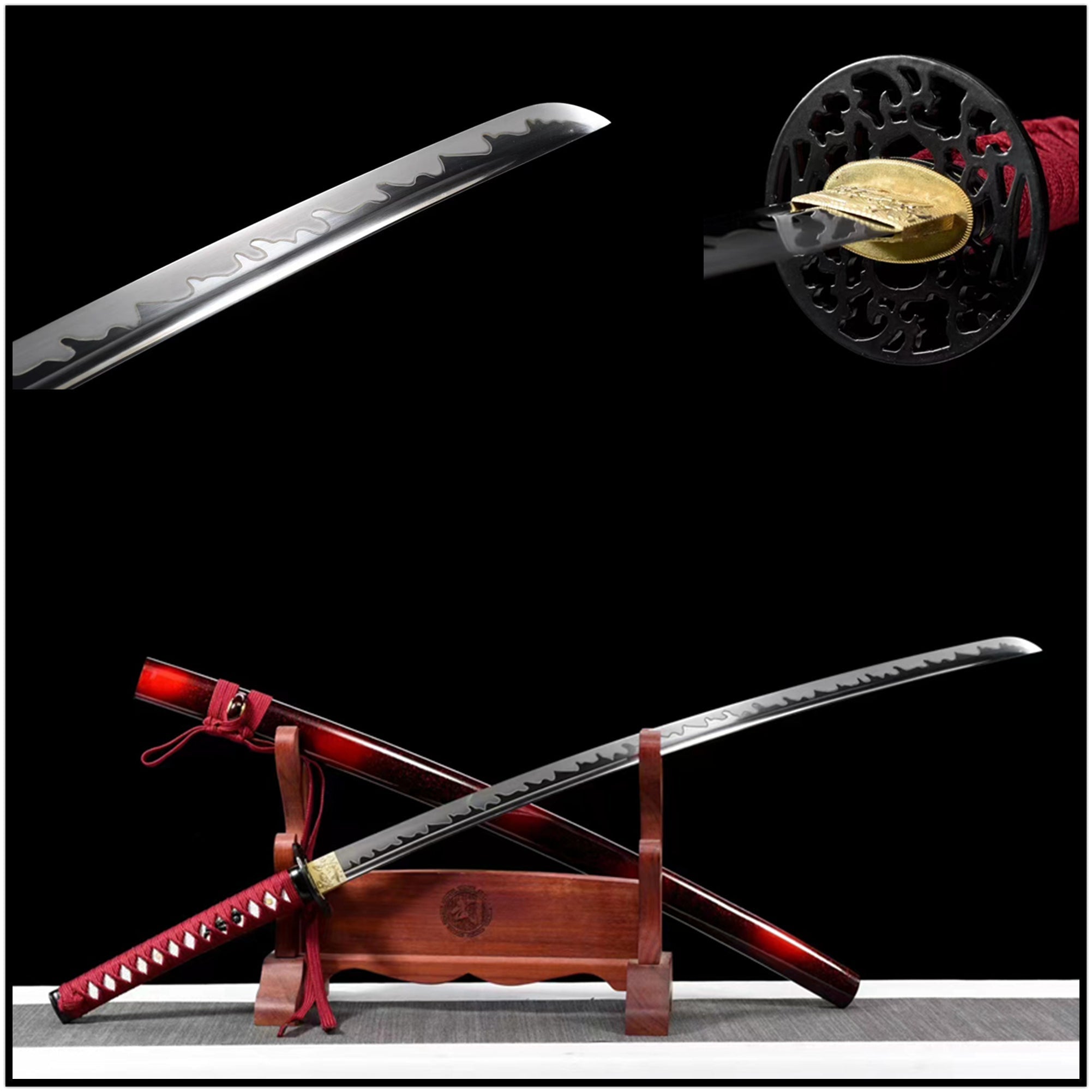 Katana Xueren Manganese Steel Red Saya 血刃 | KatanaSwordArt Katana For Sale 2025